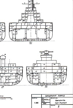 Koop & Schmolke: Planmappe: Schlachtschiff Tirpitz