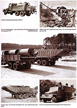 Lastwagen militärischer Formationen der DDR 1949-1962
