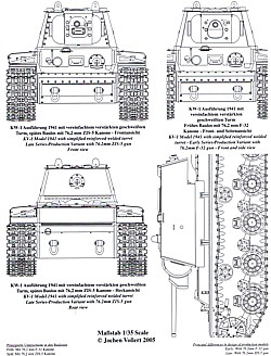 KW-1 Der schwere sowjetische Panzer des 2. WK (späte Varianten)