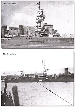 Der japanische Leichte Kreuzer SENDAI (1942)