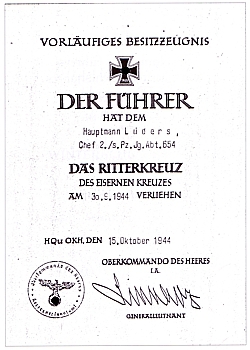 So kämpfte die 654 (Schwere Panzerjäger-Abteilung 654)