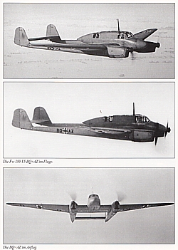 Focke-Wulf Nahaufklärer Fw 189 A "Uhu" Schulflugzeug Fw 159 B "Eule" und Schlachtflugzeug Fw 189 C - Entwicklung, Produktion und Einsatz