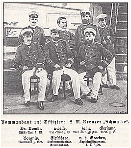 Neunzehn Monate Kommandant S.M. Kreuzer "Schwalbe" ...