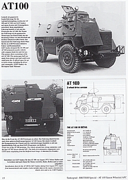 AT 105 Saxon: Der Radtransportpanzer der British Army 1977-heute