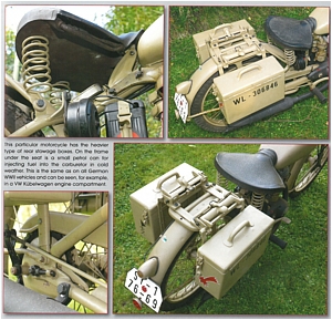 WWII German Light Solo Motorcycles in Detail