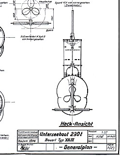 Planmappe: Uboottyp XXIII