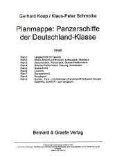 Koop & Schmolke: Planmappe Panzerschiffe Deutschland-Klasse