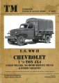 U.S. WW II Chevrolet 1 1/2-Ton 4X4 Cargo Trucks, M6 Bomb ...